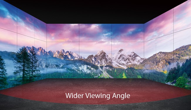 LG Videowall Blickwinkel